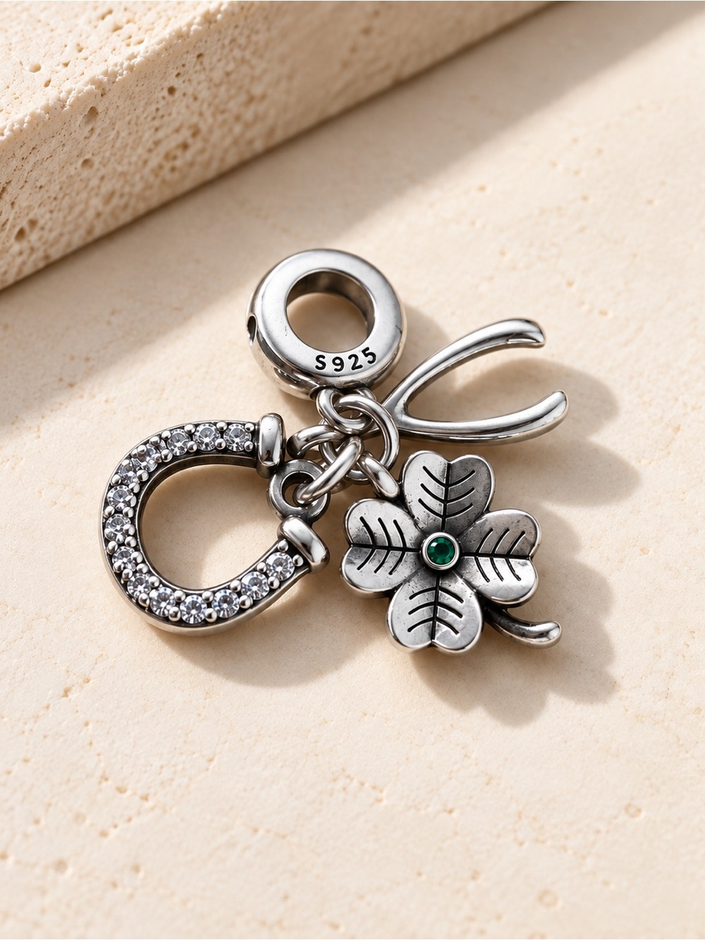 Sterling Silver “Lucky Charms” Cluster — Estate Find, Bologna